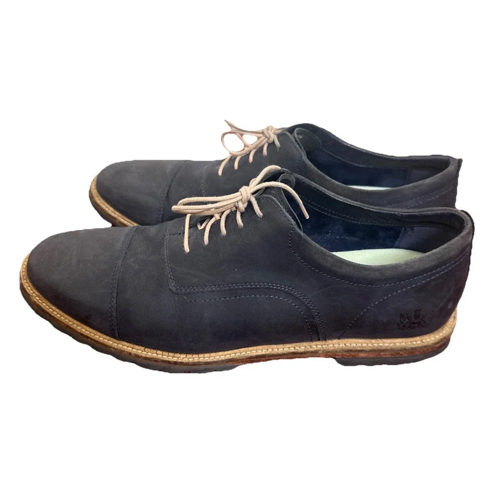Cole Haan Grand 360 WingTip Leather Navy Blue Dress Shoes Men's Size 11